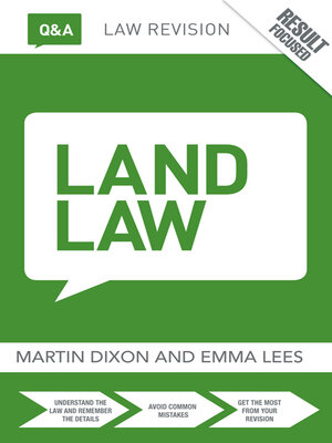 cover image of Q&A Land Law